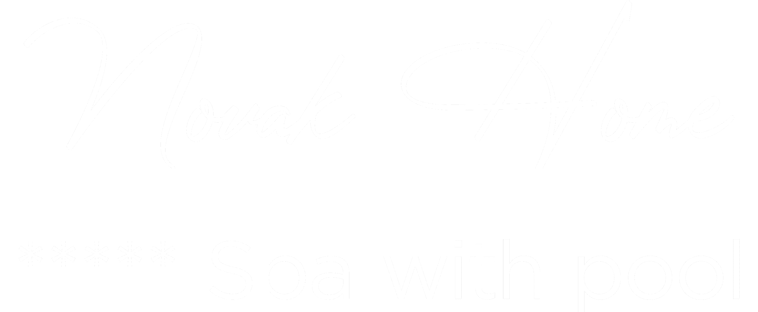 Novak Home – white logo